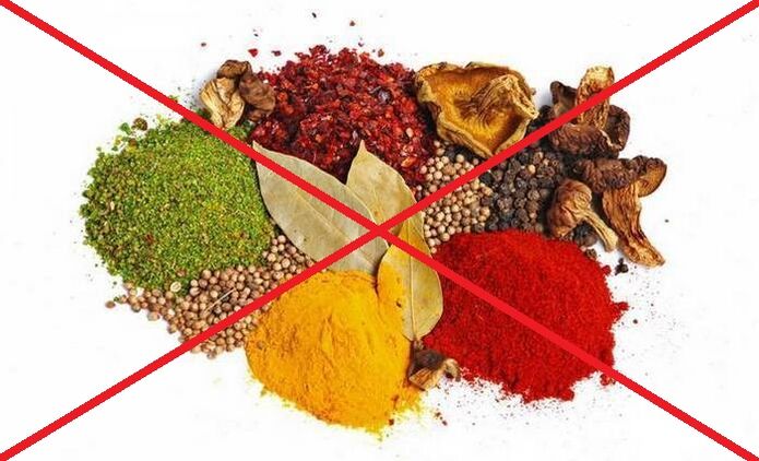 در صورت ابتلا به پوکی استخوان دهانه رحم، لازم است از استفاده از چاشنی های تند خودداری شود.