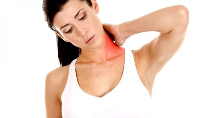 گردن درد همراه با استئوکندروز